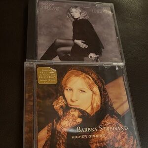 Barbra Streisand CD duo , Higher Ground & Till I loved you